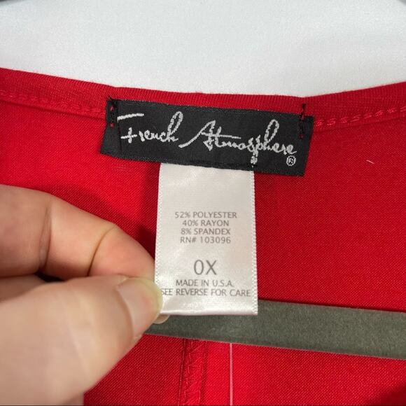 NWT, French Atmosphere Blouse, Size 0X. - Picture 3 of 6